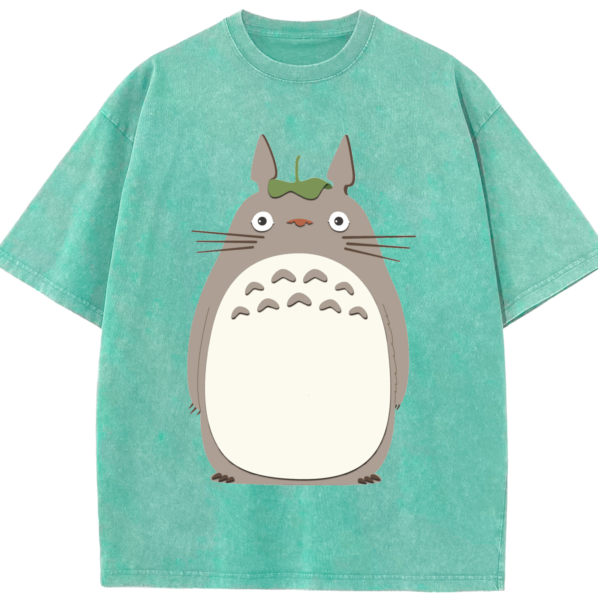 （画像用） となりのトトロ 草壁メイ 草壁サツキ My Neighbor Totoro Satsuki Kusakabe Mei Kusakabe 綿100% ヴィンテージ風 半袖Tシャツ（フロントプリント）
